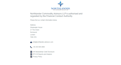 Desktop Screenshot of northlander-advisors.com