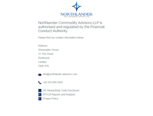 Tablet Screenshot of northlander-advisors.com